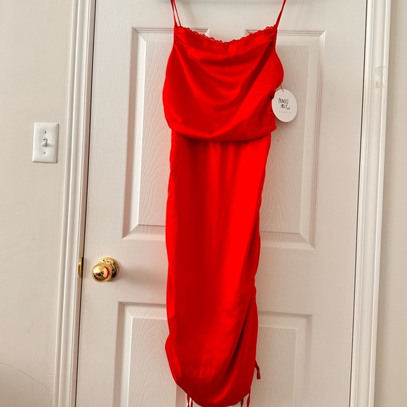 Princess Polly Mateo Mini Red Dress - Picture 3 of 7